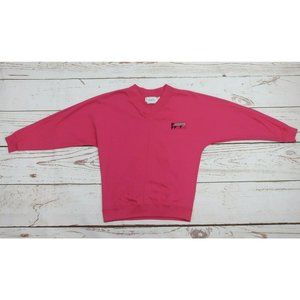 Venezia Sport Top Vintage Pink Logo Long Bat Sleev
